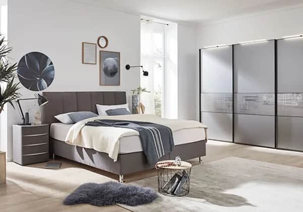 Schlafzimmer in der JOBST WOHNWELT in Traunreut