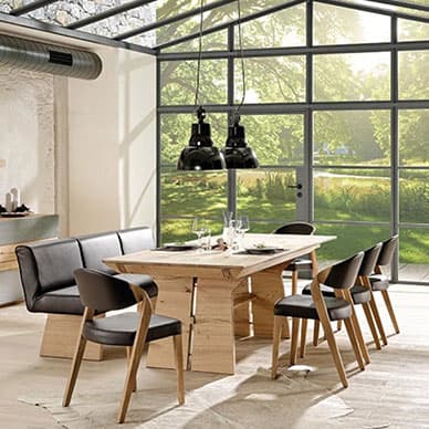 Esszimmer in der JOBST WOHNWELT in Traunreut