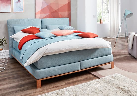 Schlafzimmer in der JOBST WOHNWELT in Traunreut